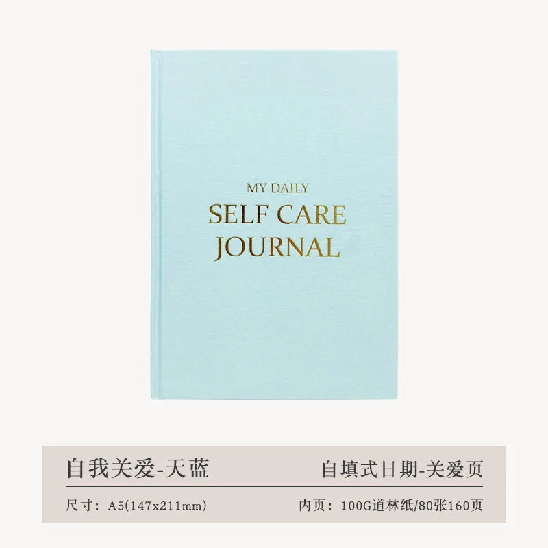 A5 Self-care Journal Weekly Monthly Daily Planner Diary Notebook