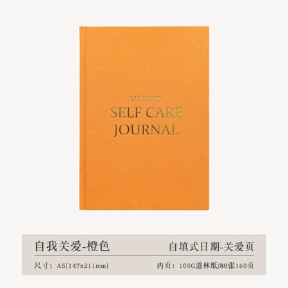 A5 Self-care Journal Weekly Monthly Daily Planner Diary Notebook